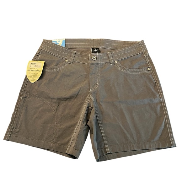 Kuhl Women's Gray Splash Outdoor Adventure Shorts Inseam 5.5” NWT - Picture 1 of 9
